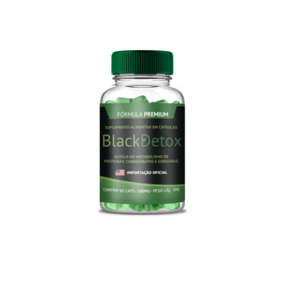 Black Detox Redutor De Peso Importado