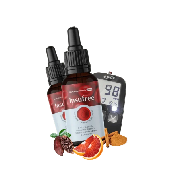 Insufree Original 30ml Controle Natural Da Glicemia - Imagem 4