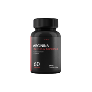 Arginina – Psi Nutra – 60 Cápsulas - Mais Energia e Maior Imunidade