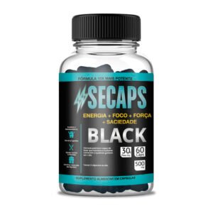 Secaps Black Original 60 Cápsulas - Envio imediato